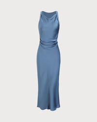 Women's Woven Polyester Midi Dresses Dresses - RIHOAS