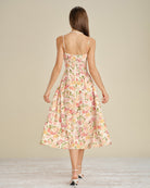 Women's Woven Polyester Midi Dresses Dresses - RIHOAS