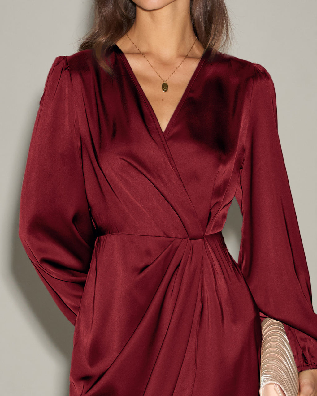 Women's Woven Polyester Midi Dresses Dresses - RIHOAS