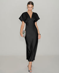 Women's Woven Polyester Midi Dresses Dresses - RIHOAS