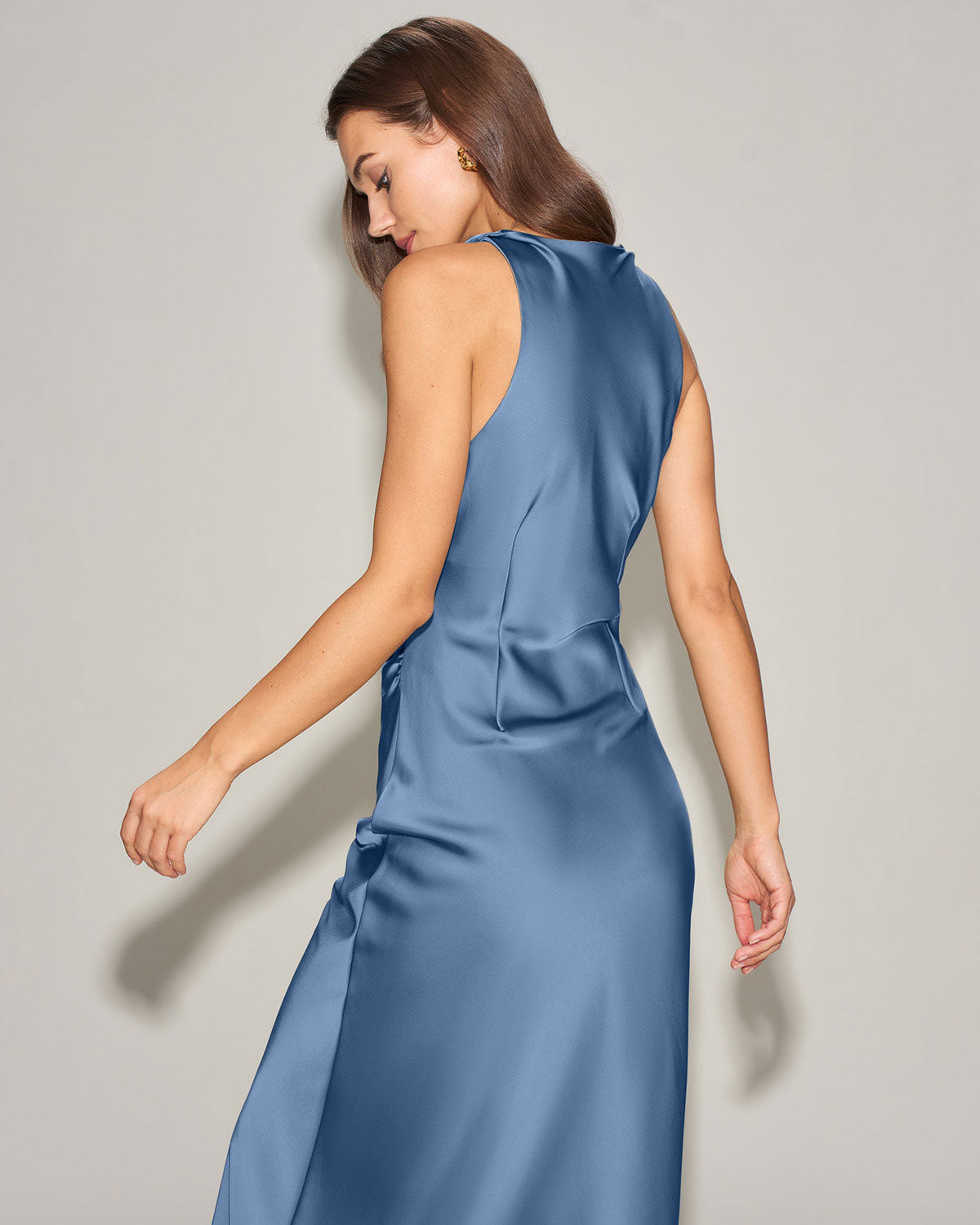sachin and babi light blue dress Petal & Pup Women's Betina Bow Front Maxi Dress main image 0
