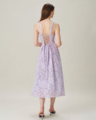 Women's Woven Polyester Midi Dresses Dresses - RIHOAS