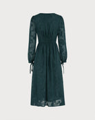 Women's Woven Polyester Midi Dresses - RIHOAS - 05