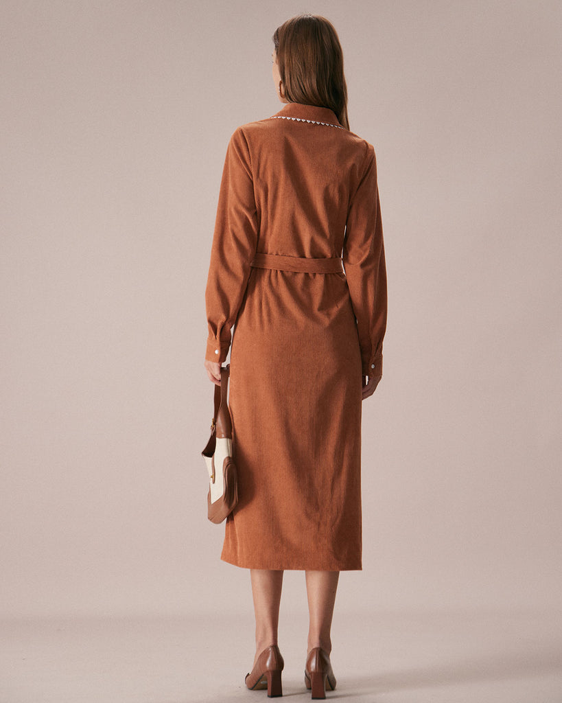 Women's Woven Polyester Midi Dresses Dresses - RIHOAS