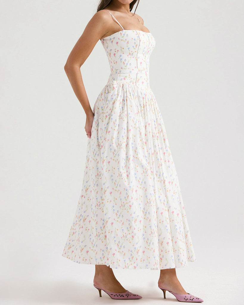 Women's Woven Polyester Midi Dresses Dresses - RIHOAS