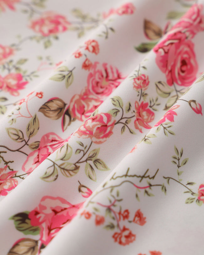 Women's Woven Polyester Midi Dresses Dresses - RIHOAS