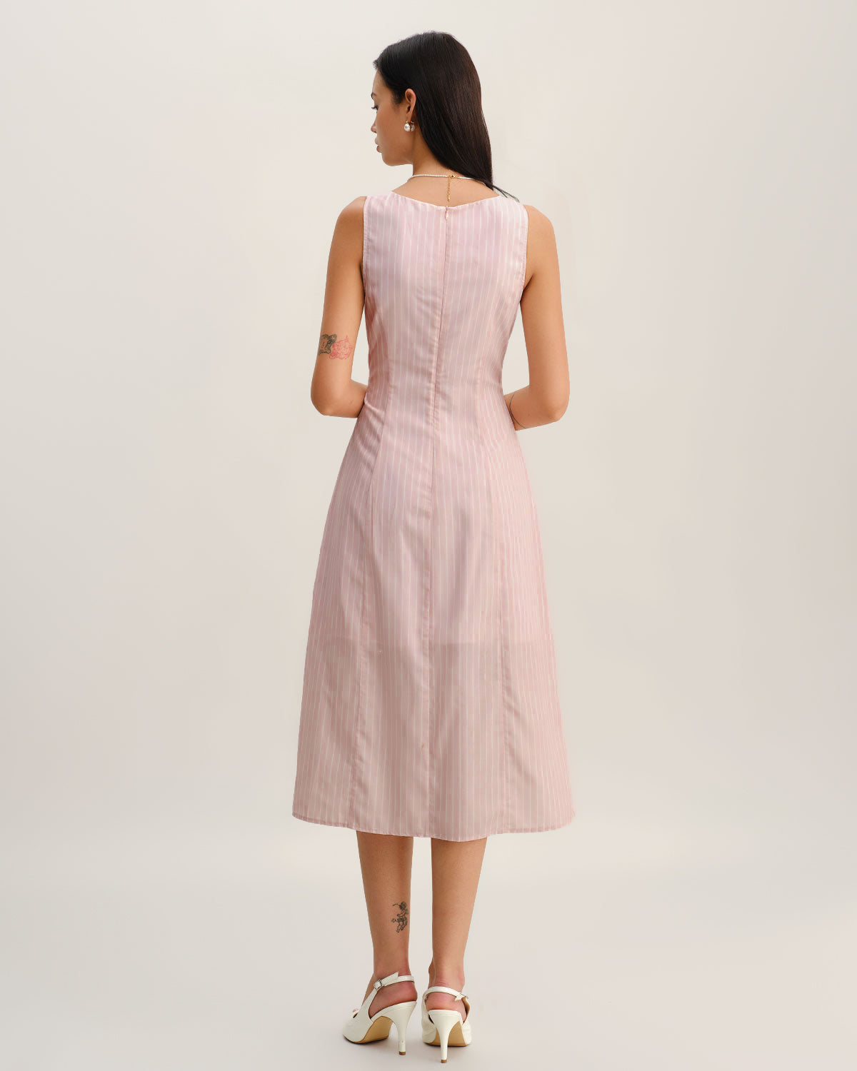 Women's Woven Polyester Midi Dresses Dresses - RIHOAS