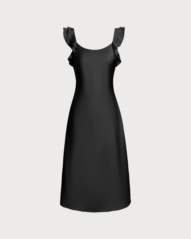 Women's Woven Polyester Midi Dresses Dresses - RIHOAS