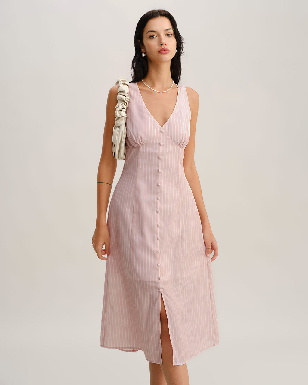 Women's Woven Polyester Midi Dresses Dresses - RIHOAS