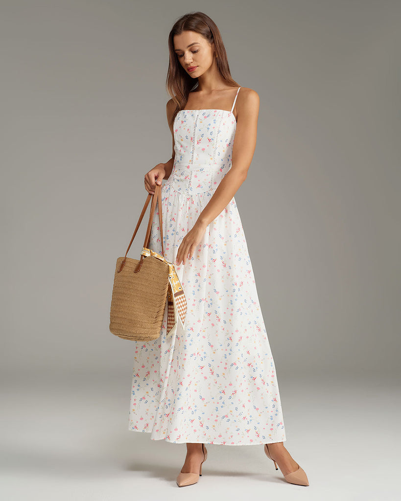 Women's Woven Polyester Midi Dresses Dresses - RIHOAS