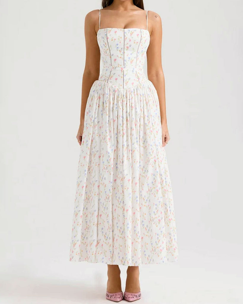Women's Woven Polyester Midi Dresses Dresses - RIHOAS