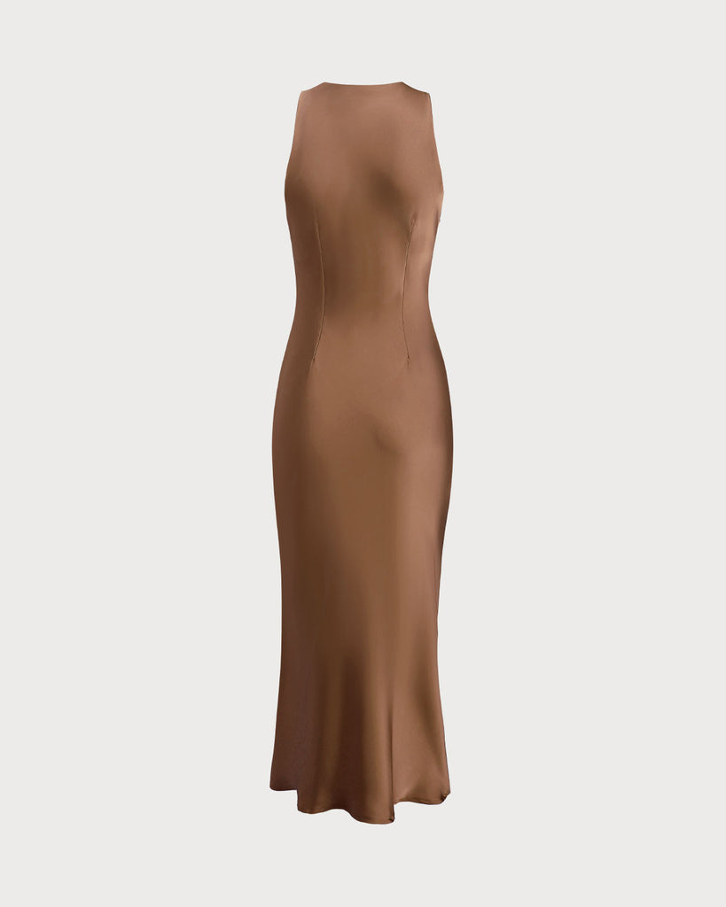 Women's Woven Polyester Midi Dresses Dresses - RIHOAS