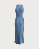 Women's Woven Polyester Midi Dresses Dresses - RIHOAS