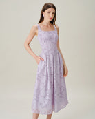 Women's Woven Polyester Midi Dresses Dresses - RIHOAS