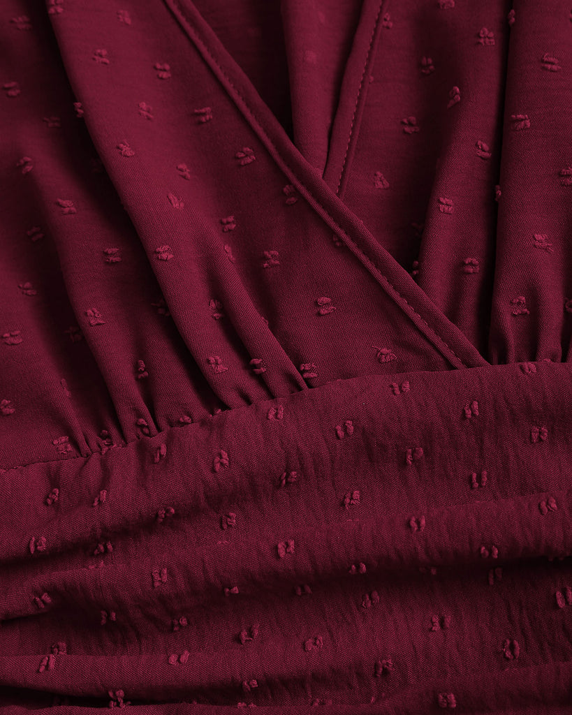 Women's Woven Polyester Midi Dresses Dresses - RIHOAS