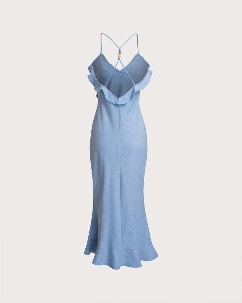 Women's Woven Polyester Midi Dresses Dresses - RIHOAS