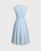 Women's Woven Polyester Midi Dresses Dresses - RIHOAS