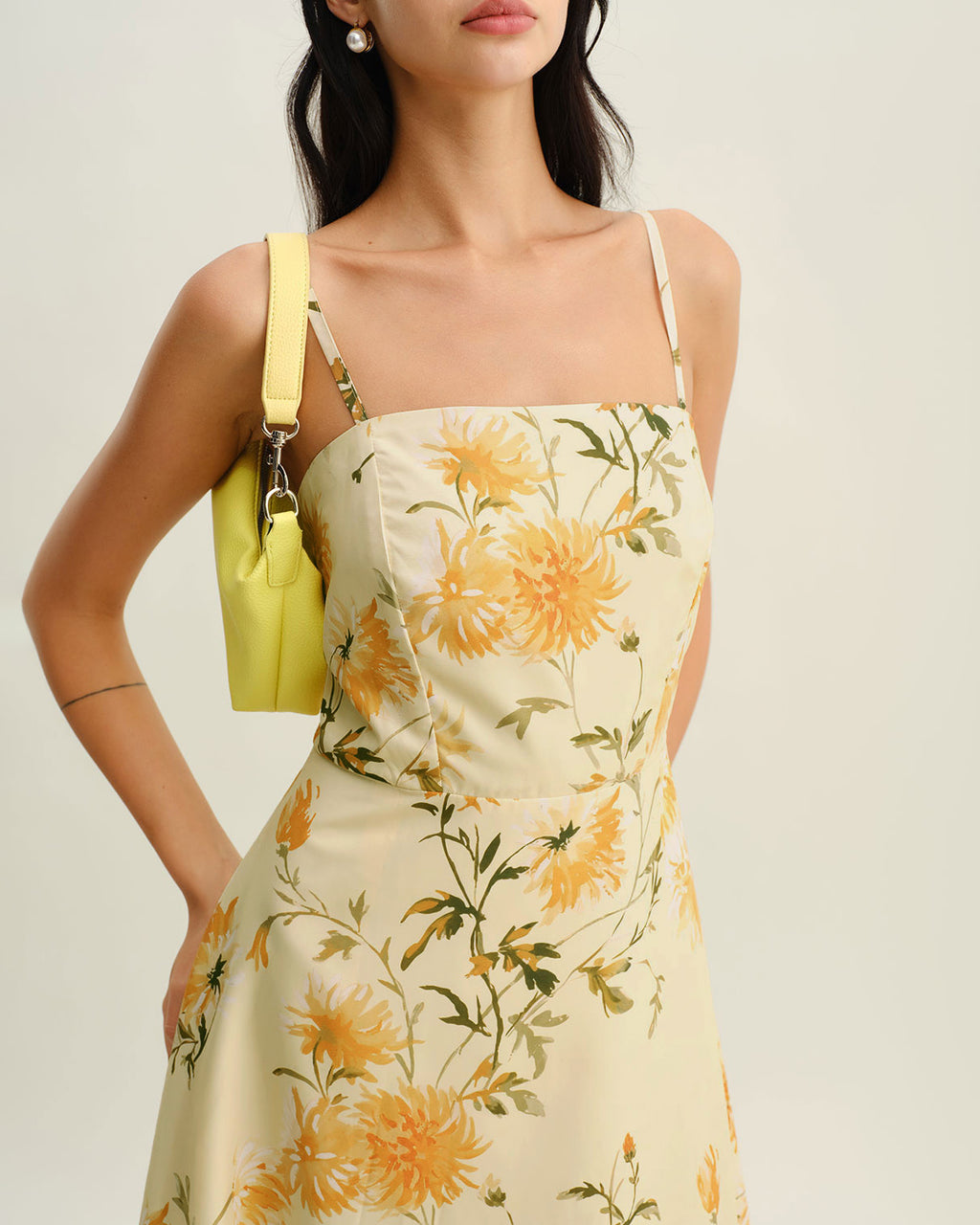 Women's Woven Polyester Midi Dresses Dresses - RIHOAS