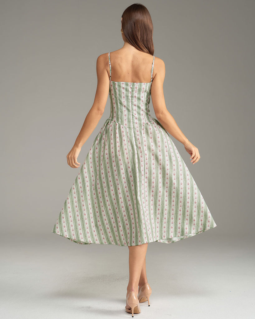 Women's Woven Polyester Midi Dresses Dresses - RIHOAS