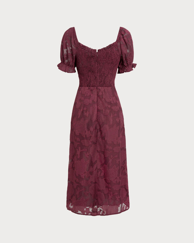 Women's Woven Polyester Midi Dresses Dresses - RIHOAS