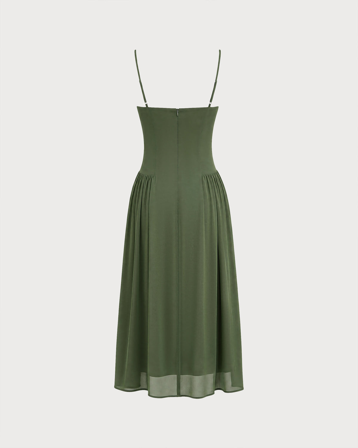Women's Woven Polyester Midi Dresses - RIHOAS