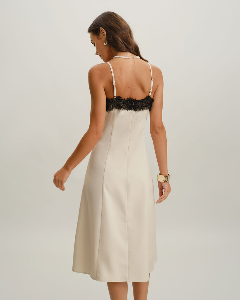 Women's Woven Polyester Midi Dresses Dresses - RIHOAS
