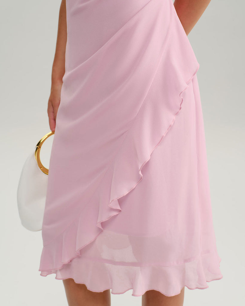 Women's Woven Polyester Midi Dresses Dresses - RIHOAS