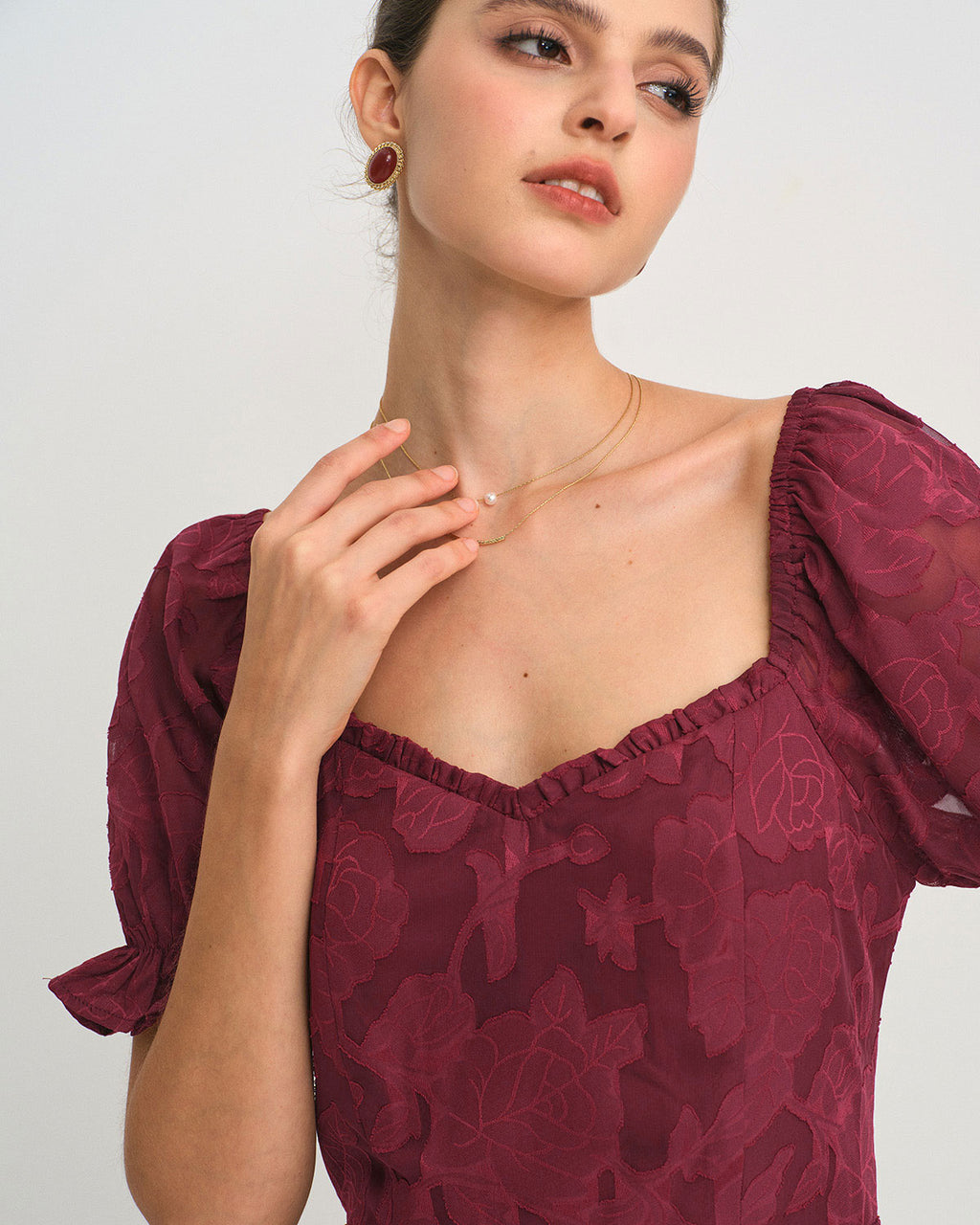 Women's Woven Polyester Midi Dresses Dresses - RIHOAS