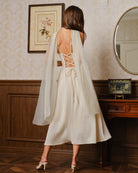 Women's Woven Polyester Midi Dresses Dresses - RIHOAS