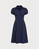 Women's Woven Polyester Midi Dresses - RIHOAS