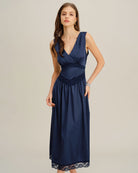 Women's Woven Polyester Midi Dresses Dresses - RIHOAS