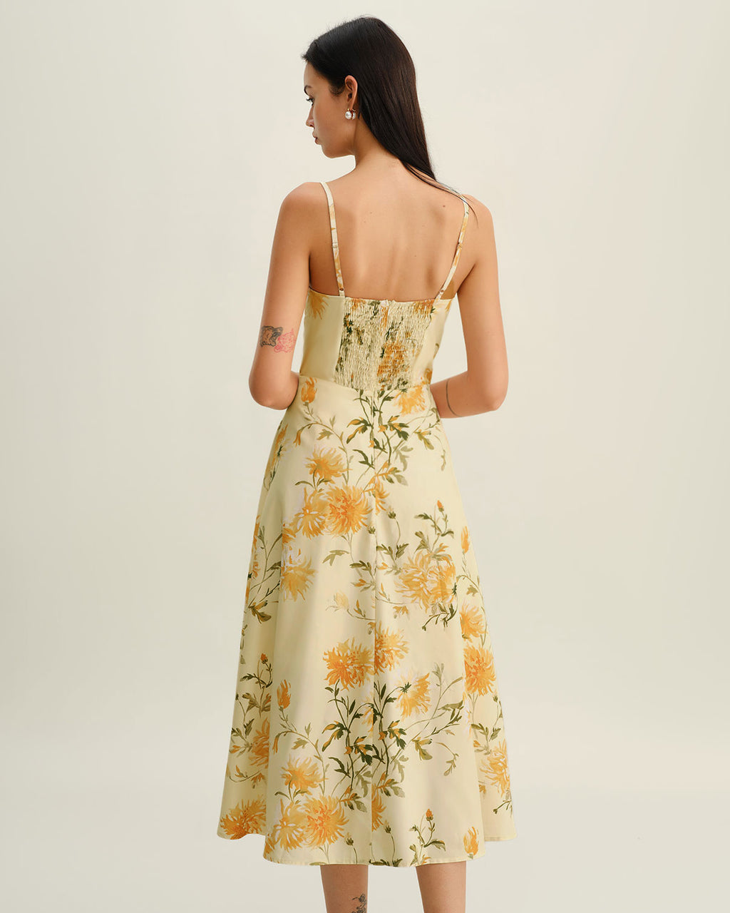 Women's Woven Polyester Midi Dresses Dresses - RIHOAS