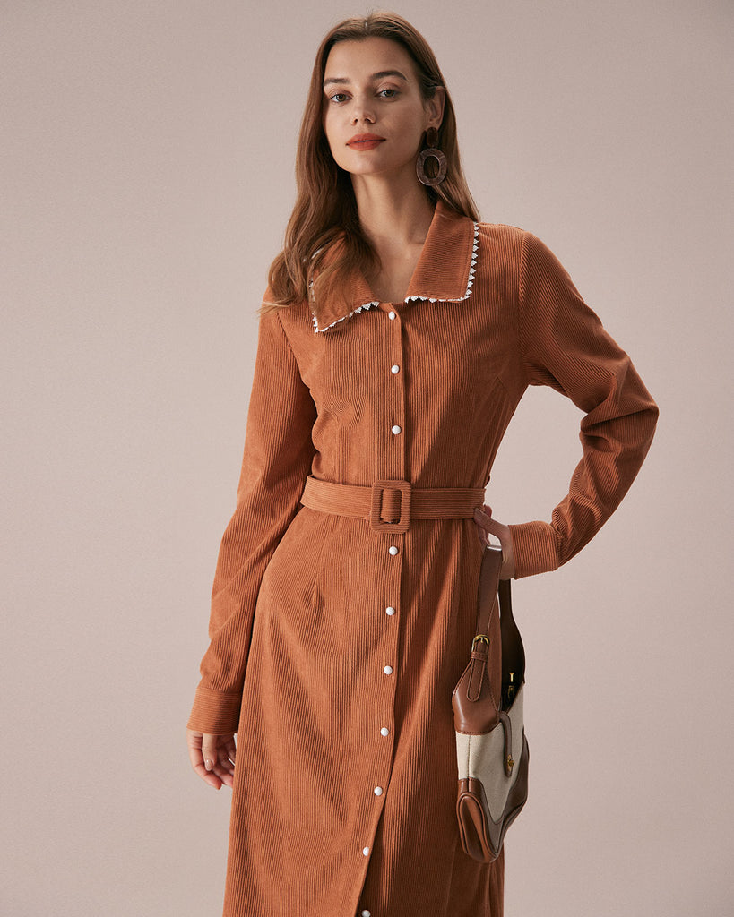 Women's Woven Polyester Midi Dresses Dresses - RIHOAS