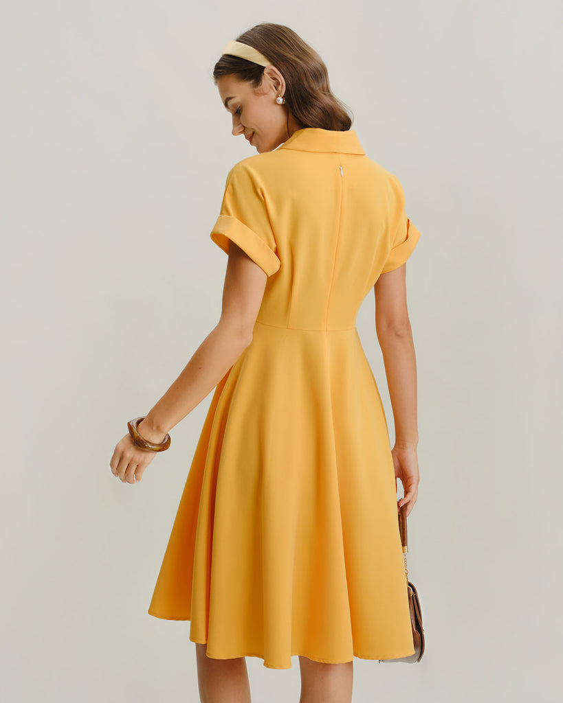 Women's Woven Polyester Midi Dresses Dresses - RIHOAS