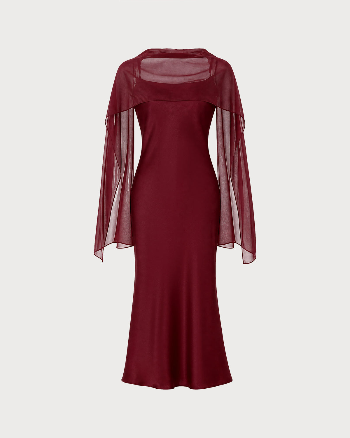 Women's Woven Polyester Midi Dresses - RIHOAS