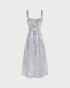 Women's Woven Polyester Midi Dresses Dresses - RIHOAS