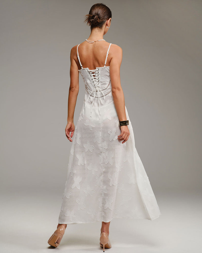 Women's Woven Polyester Midi Dresses Dresses - RIHOAS