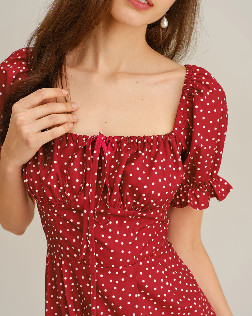 Women's Woven Polyester Midi Dresses Dresses - RIHOAS
