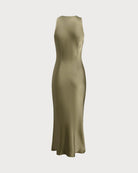 Women's Woven Polyester Midi Dresses Dresses - RIHOAS