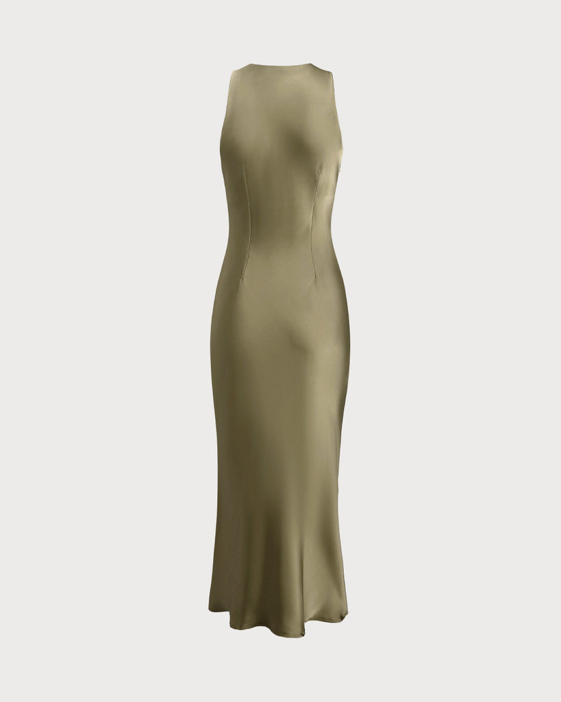 Women's Woven Polyester Midi Dresses Dresses - RIHOAS