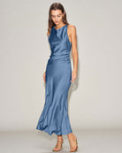 Women's Woven Polyester Midi Dresses Dresses - RIHOAS