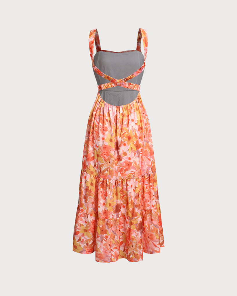 Women's Woven Polyester Midi Dresses Dresses - RIHOAS