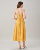 Women's Woven Polyester Midi Dresses Dresses - RIHOAS