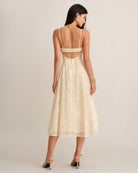 Women's Woven Polyester Midi Dresses - RIHOAS - 04