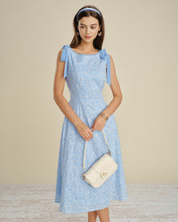 Women's Woven Polyester Midi Dresses Dresses - RIHOAS