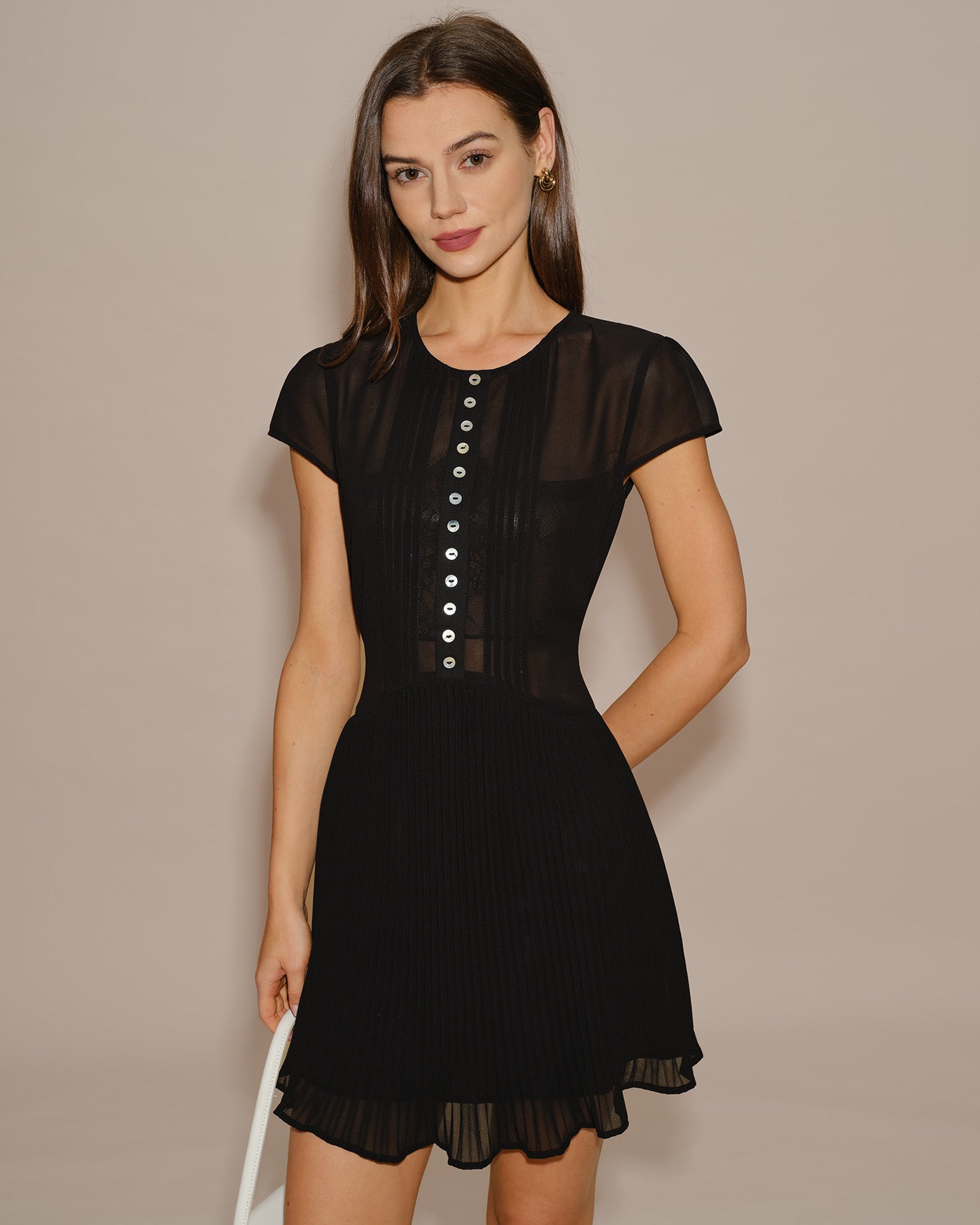 sheer dresses for women Hollow Out Mesh See Through Bodycon Party Sexy Clubwear Maxi Dress Solid Sleeveless Basic Female Outfits length design Longer body proportions for proper coverage Pullover style Model is 511 wearing size S Tall Fabric Sunisery Women Sheer Lace Mini