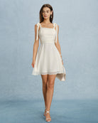 Women's Woven Polyester Mini Dress Dresses - RIHOAS