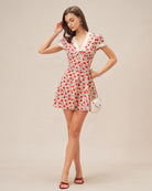 Women's Woven Polyester Mini Dress Dresses - RIHOAS