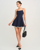 Women's Woven Polyester Mini Dress Dresses - RIHOAS