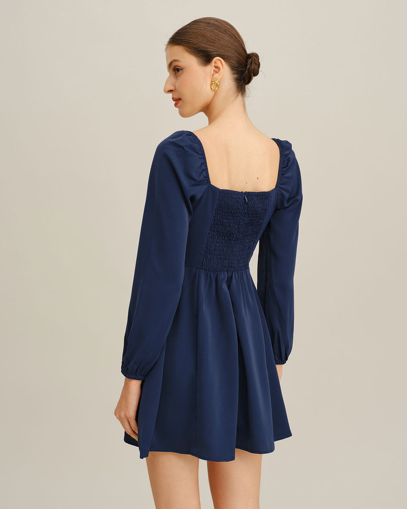 Women's Woven Polyester Mini Dress Dresses - RIHOAS